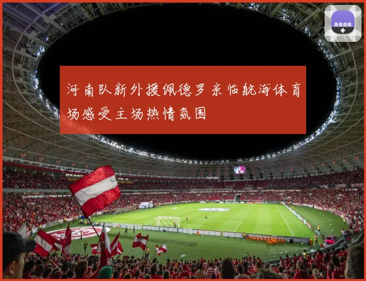 河南队新外援佩德罗亲临航海体育场感受主场热情氛围